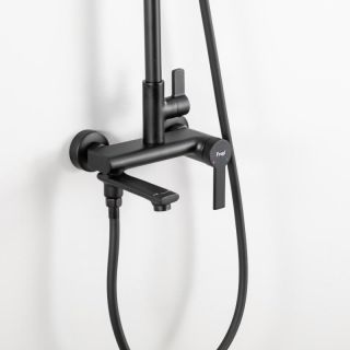 Душевая стойка Frap F2488-6 черный